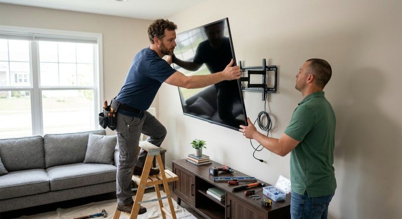 Flatscreen Tv Mounting in Overland Park, KS
