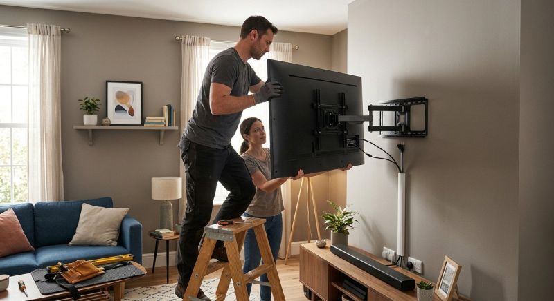 Wall Mount Tv Installation in Overland Park, KS